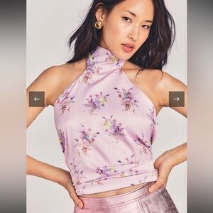 LOVESHACKFANCY BOCA HANDKERCHIEF TOP worn once in excellent condition Size M